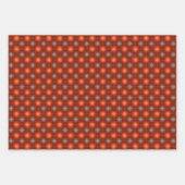 Peach Fuzz geometrische patroon set 2 Inpakpapier Vel (Voorkant)