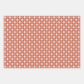 Peach Fuzz geometrische patroon set 7 Inpakpapier Vel (Voorkant 2)