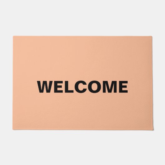 Peach Fuzz is mooi en wenselijk Deurmat (Voorkant)