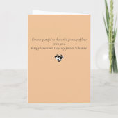 Peach Fuzz Love : Carte de Saint Valentin personna (Dos)