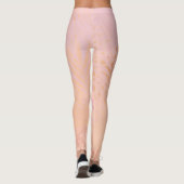 Peach Fuzz Minimalistisch Modern Leggings (Achterkant)