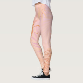 Peach Fuzz Minimalistisch Modern Leggings