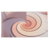 Peach fuzz schelp kussensloop (Voorkant-Rechts)