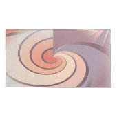 Peach fuzz schelp kussensloop (Achterkant-Links)