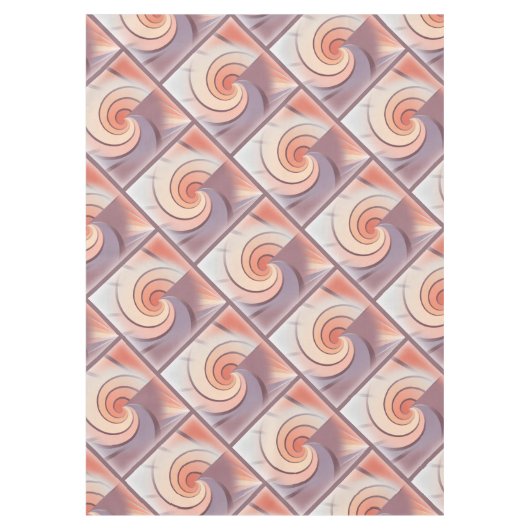 Peach fuzz schelp tafelkleed (Voorkant)