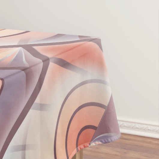 Peach fuzz schelp tafelkleed (Voorbeeld)