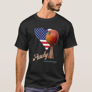 Peach Gaffney Sc South Carolina Festival Peachoid T-shirt