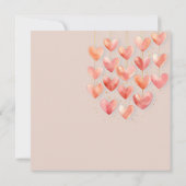 Peach Galentine's Brunch en Bubbles Kaart (Achterkant)