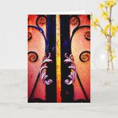 Peach Gate Kaart (Gele Bloem)