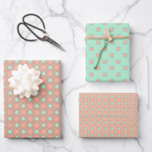 Peach Geavanceerde inpakpapier Flat Sheet Set Vel