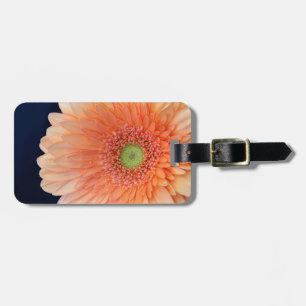 Peach Gerbera Bagagelabel