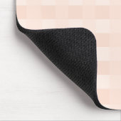 Peach Gingham Pset Pattern Muismat (Hoek)