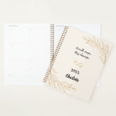 Peach gold foliage motivational quote 2026 (Devant avec enveloppe)