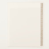 Peach gold foliage quote 2026 planner (Achterkant)