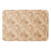 Peach Gold Glitter Glam Sparkle Giraffe Print Badmat (Voorkant)