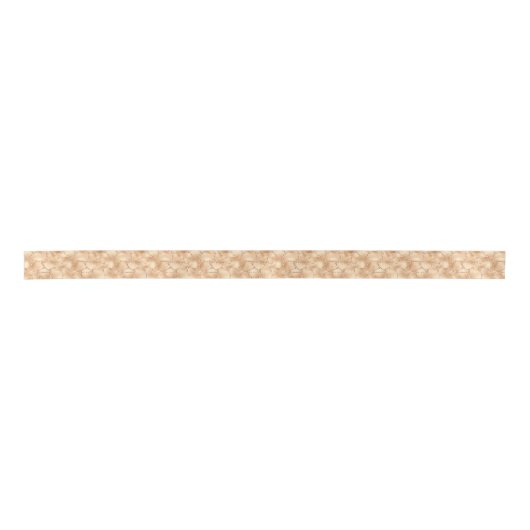 Peach Gold Glitter Glam Sparkle Giraffe Print Lint (Voorkant)