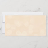 Peach Gold Mariage Photo Love & Thanks Merci (Dos)