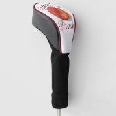 Peach Golf Head Hoesje Golfheadcover (Schuin)