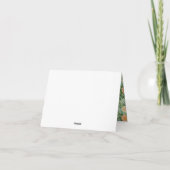 Peach Green Wedding Spring Pastel Bedankkaart (Achterkant)