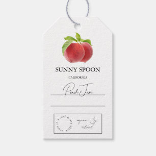 Peach Hang Label Cadeaulabel