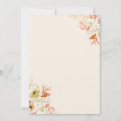 Peach Invitation boda durazno naranja claro (Dos)