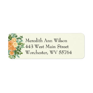 Peach Ivory Wedding  Roos Etiket