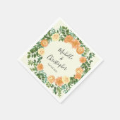 Peach Ivory Wedding  Roos Servet (Hoek)