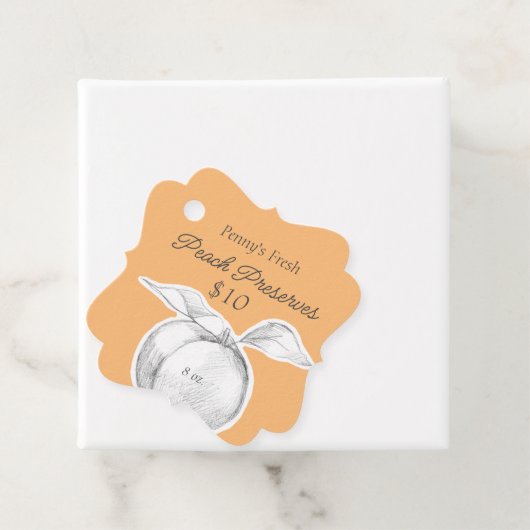 Peach Keuken Koken Inblikken Potje Prijs Bedankjes Labels (In situ)