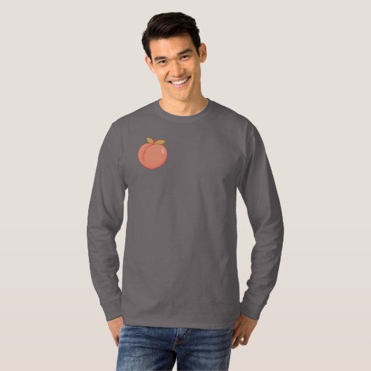 Peach Long Sleeve T-shirt (Voorkant volledig)