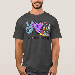 Peach Love Lab Week 2022 Laboratory Tech Technolog T-shirt