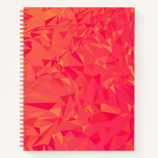 Peach Low-Poly Bullet Journal / Lined Notitieboek (Voorkant)