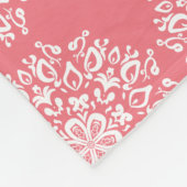 Peach Mandala Fleece Deken (Hoek)