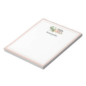 Peach Meadow | Gepersonaliseerd Notitieblok (Gedraaid)