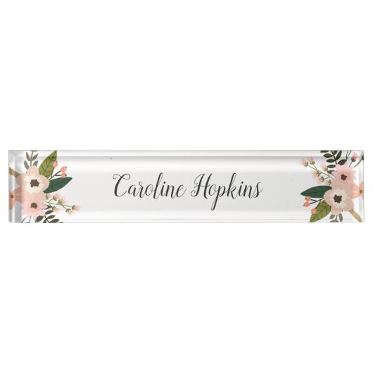 Peach Meadow Naambordje (Voorkant)