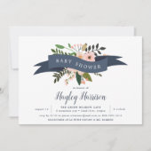 Peach Meadow | Uitnodiging tot Baby shower (Voorkant)