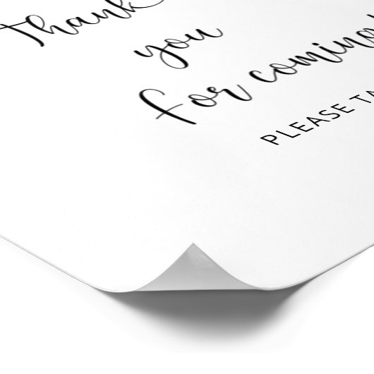 Peach \ Merci pour la prochaine affiche (Coin)