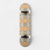 Peach Mirrored Waters Skateboard (Recto)
