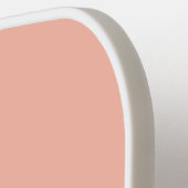 Peach Monogram Aangepaste Pickleball Paddle (Links Detail)