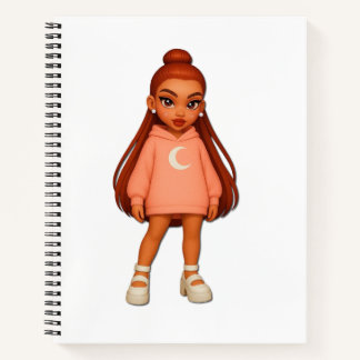 Peach Moon Hoodie Fashion Doll Notebook Notitieboek