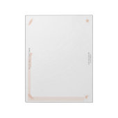 Peach Notepad Good Ideas Start Here Notitieblok (Gedraaid)