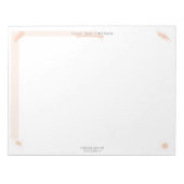 Peach Notepad Good Ideas Start Here Notitieblok (Voorkant)