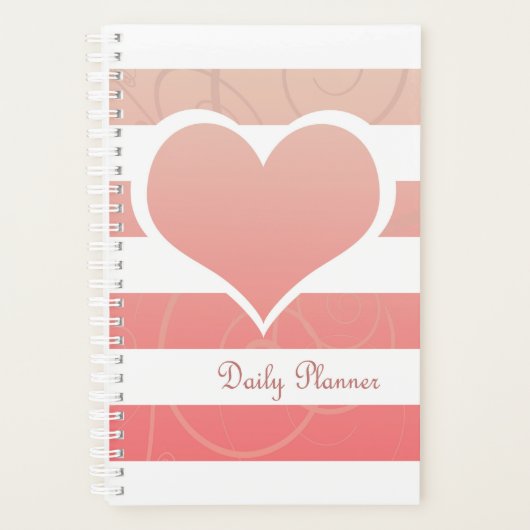 Peach Orange Pastel Heart (Devant)