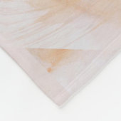 Peach Oranje Mandala Fleece Deken (Hoek)