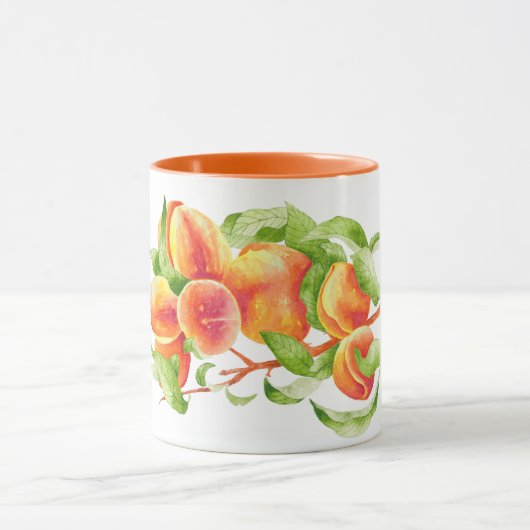 'Peach Paradise' op een Combo Mok (I) (Midden)