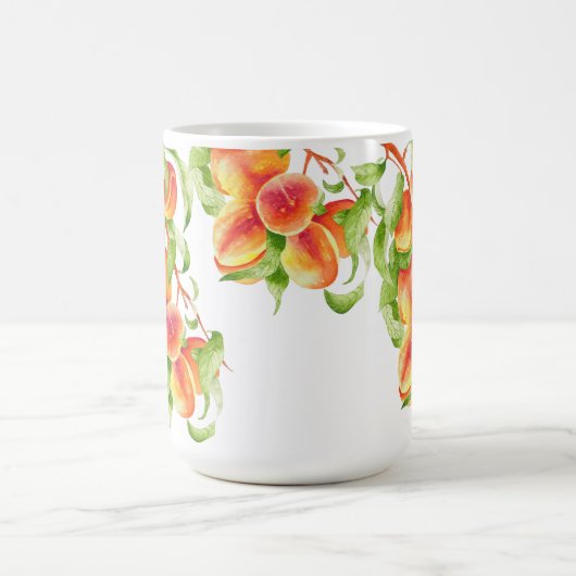 Peach Paradise op een klassieke Mok (Center)