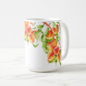 Peach Paradise op een klassieke Mok (Voorkant rechts)