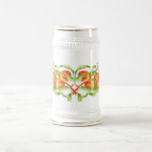 'Peach Paradise' op een Stein Bierpul (Center)