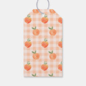 Peach Party geeft de voorkeur aan Labels Cadeaulabel (Achterkant)