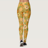 Peach Patroon 2 Leggings (Achterkant)