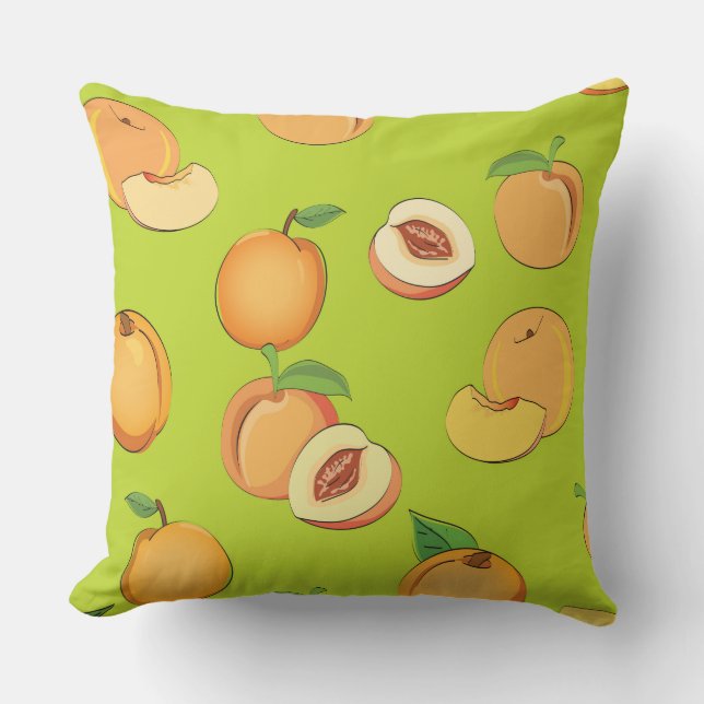 Peach Patroon 4 Kussen (Voorkant)